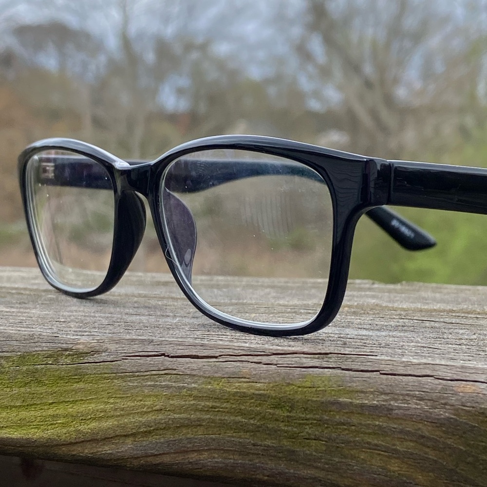 Zenni Classic Black Rectangular Glasses Frames Un… - image 1